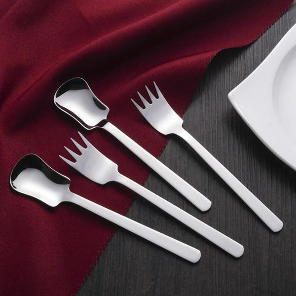 

spoons thicker solid stainless steel dinner fruit salad spoon dinnerware tableware flatware f20213850