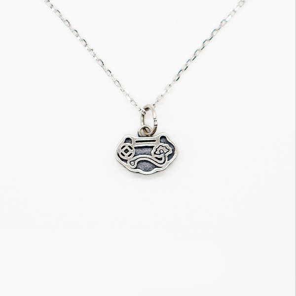 

pendant necklaces personalized long life lock women custom necklace silver chain jewelry