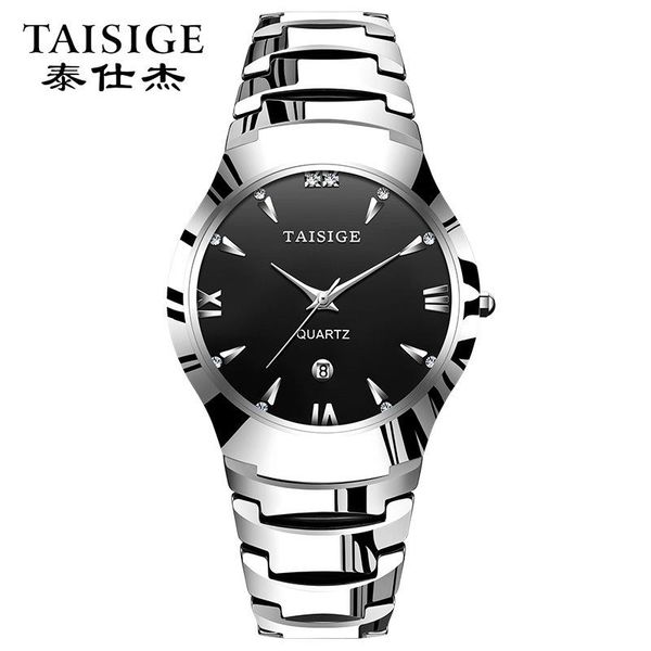 

wristwatches fashion men's table casual elegant business watch luminous luxury quartz, Slivery;brown