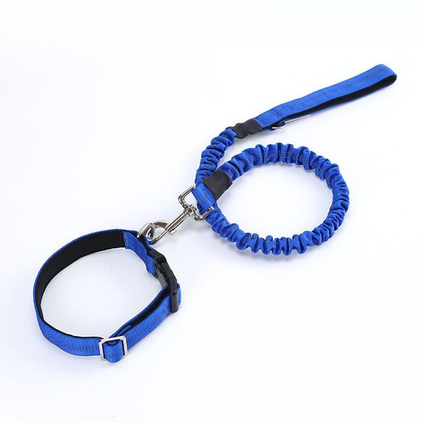 

pet nylon chain wear-resistant tear-resistant leash blue outdoor dog walking rope collars & leashes