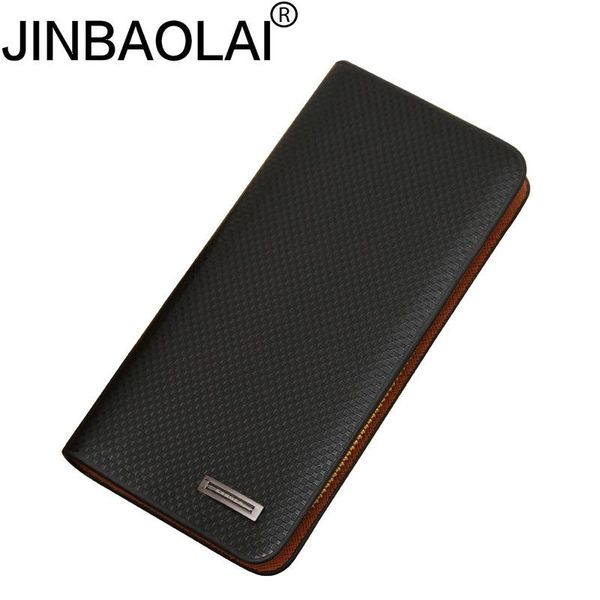 

wallets men leather wallet retro clutch bags solid carteira masculina zipper long purses billetera, Red;black