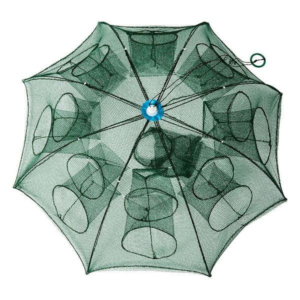 

4-20 hole network fishing net for trap nets crayfish catcher china finnish fish sea river foldable cast accessories