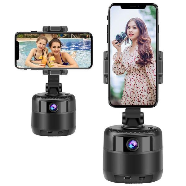 

selling 2k 360 degree ai pc webcam automatic robot face recognition tracking and rotation phone holder webcams