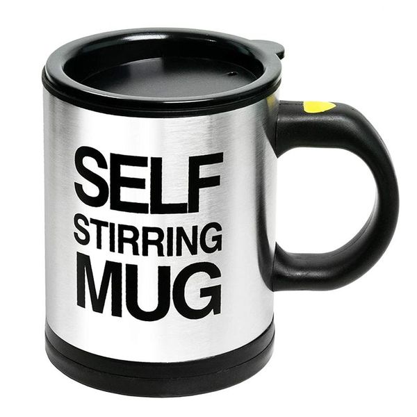 

self stirring coffee mug cup electric stainless steel automatic mixing & spinning home travel mixer milk whisk machine roasters