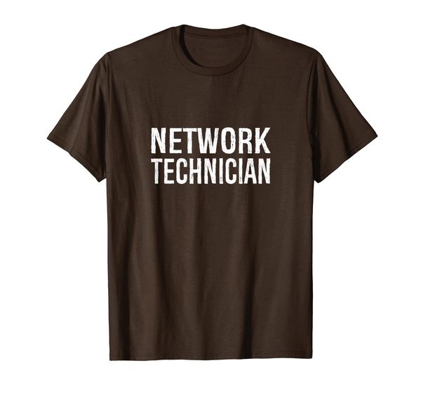

network technician t-shirt, White;black