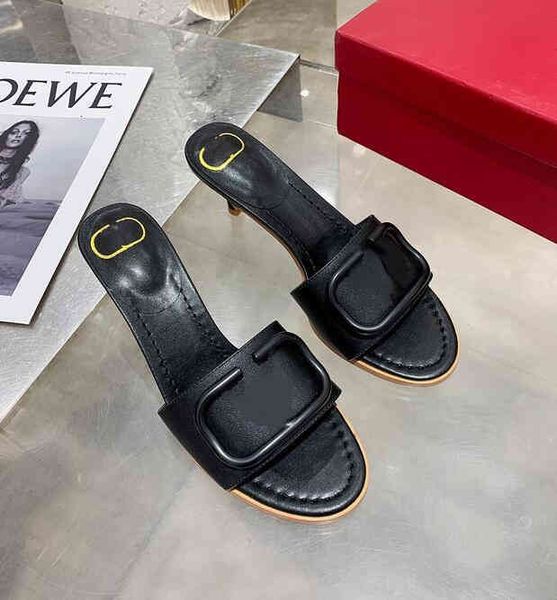 

comfortable fashion women's sandals ladies leather beach slippers good quality high heels shoes female casual peep toe sandal v22829, Black