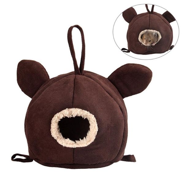 

cat beds & furniture hamster plush hammock hanging warm cave cartoon sleeping bed for guinea