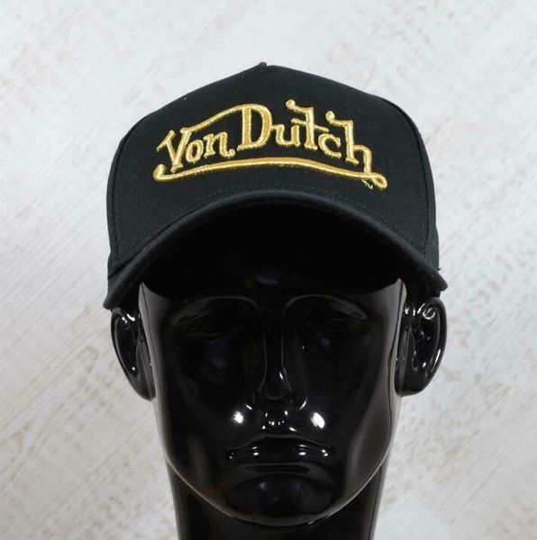 

mens women von dutch 3d embroidered cap black/gold, Blue;gray