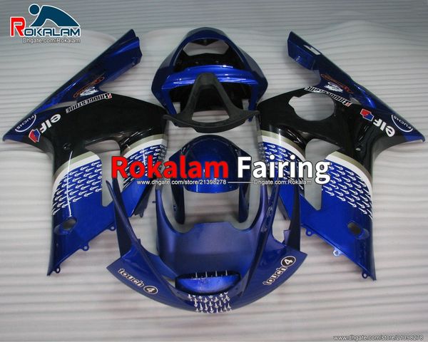 Aftermarket Verkleidungen Set Für Kawasaki Ninja ZX6R ZX-6R 03 04 2003 2004 ZX 6R Motorrad Verkleidung Body Kit (spritzguss)