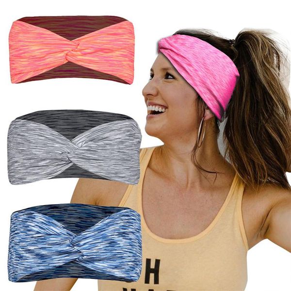 

hair accessories sport yoga gym sweatband headband solid fashion turban hairbands headwear head bands headwrap women ornaments