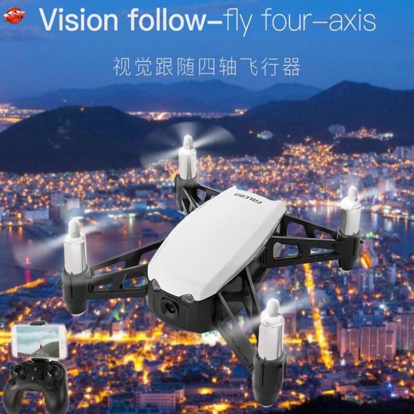 

intelligent visual follow me wifi fpv rc drone 2.4g 2mp camera optical flow position&gesture po function quadcopter drones
