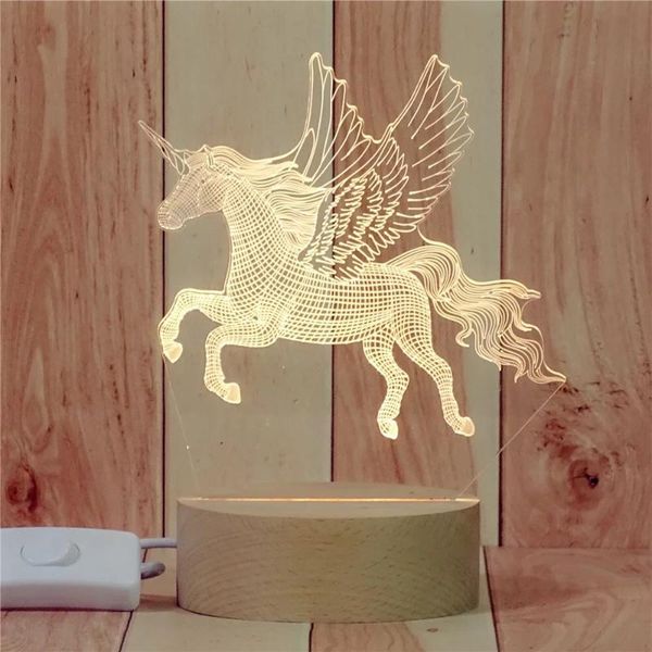 

decorative objects & figurines solid wood 3d lamp style bedroom small desk for home decoration