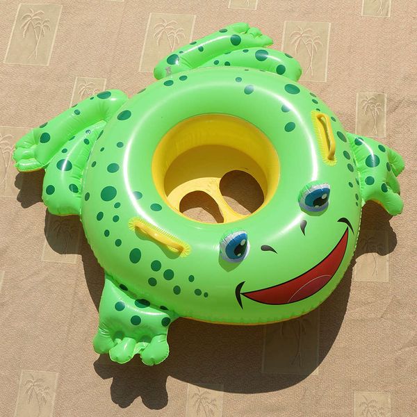 

swimming ring inflatable frog seat pvc children's water swimming ring and baby life buoy