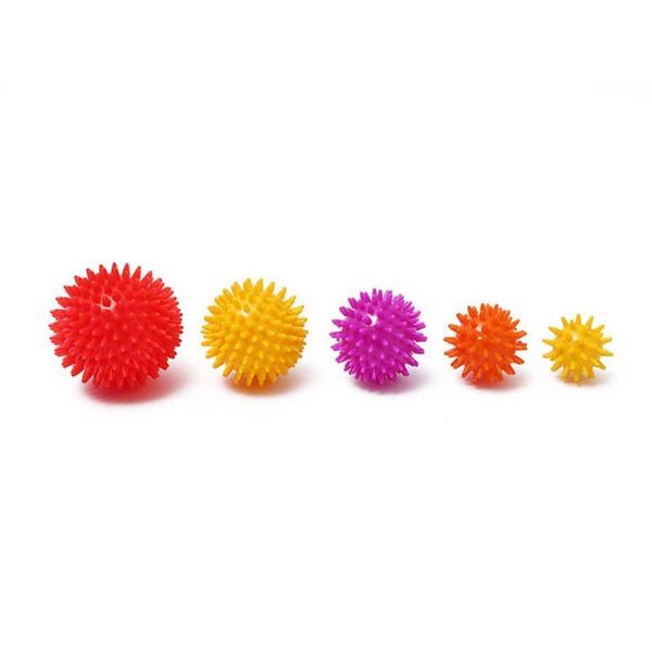 

soft pvc high density spiky massage ball foot pain plantar fasciitis reliever treatment hedgehog ball massage acupressure