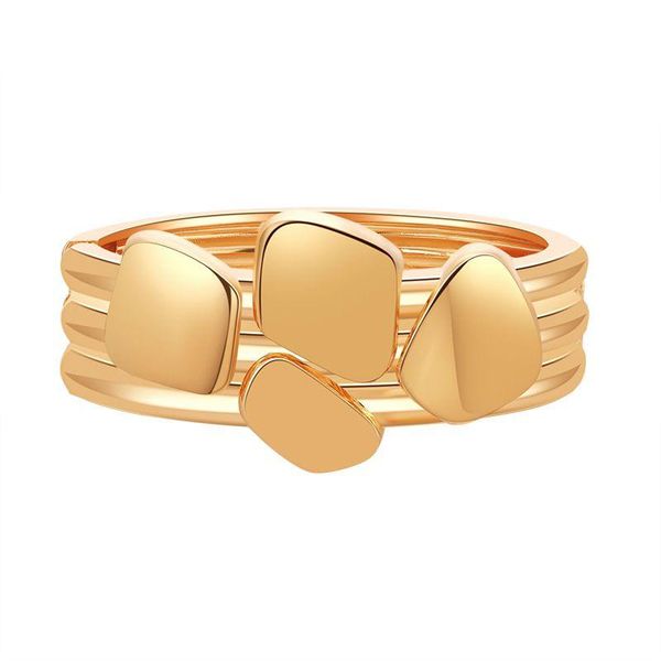 

bangle rui jia dusk minimalist style niche design irregular glossy oval piece bracelet, spring wide side hollow jewelry, Black