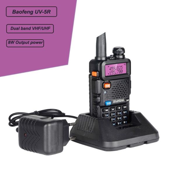 

walkie talkie baofeng uv-5r two way radio 8w dual band outdoor activity 5r original