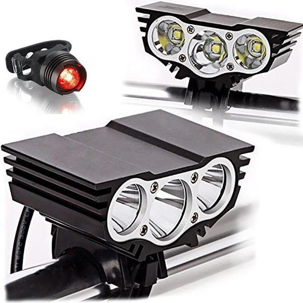 

bike lights lm 3 x xml t6 led modes bicycle lamp light headlight cycling torch