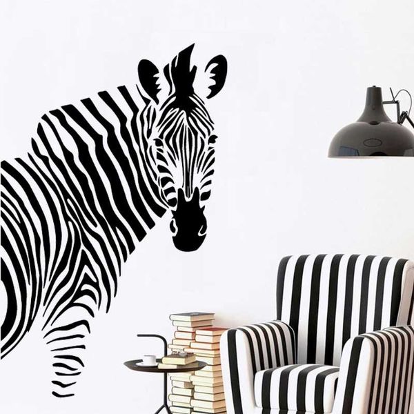 

wall stickers diy zebra sticker decal home decor living room bedroom