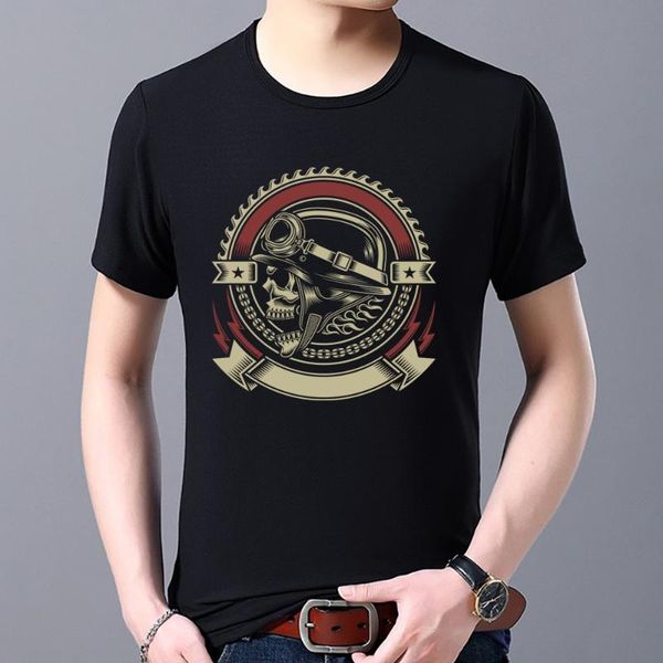 

men's t-shirts t-shirt summer pirate skull pattern printed shirt casual travel sports breathable quick-drying o-neck top, White;black