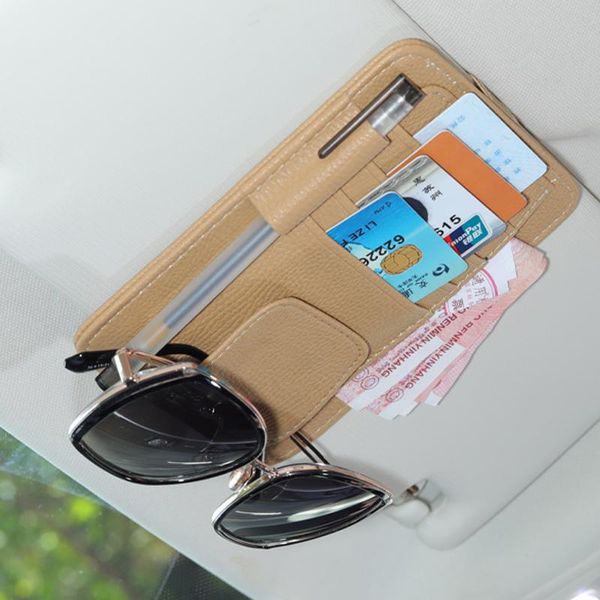 

car organizer visor storage bag card bags glasses pen holder for 206 307 308 207 2 3 5 6 cx-5 cx-7 cx-9