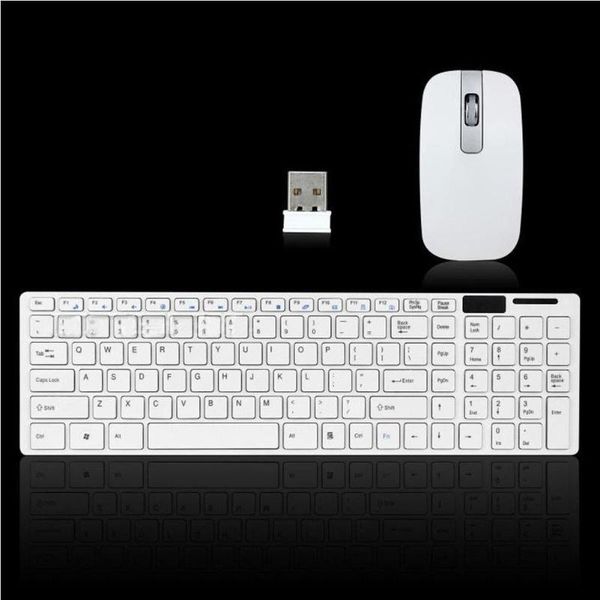 

fashion wireless 2.4g keyboard with keyborad protector cover mouse kit for pc combos