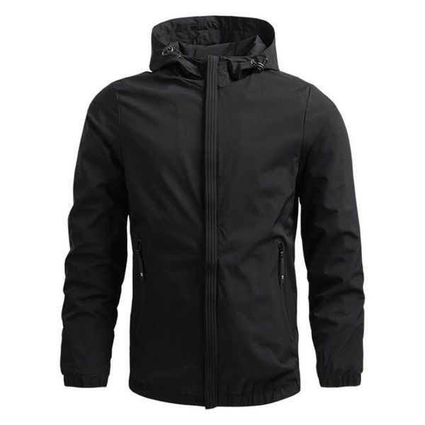 

men's jackets softshell jacket spring hooded windbreaker men waterproof quick dry sport outerwear &, Black;brown