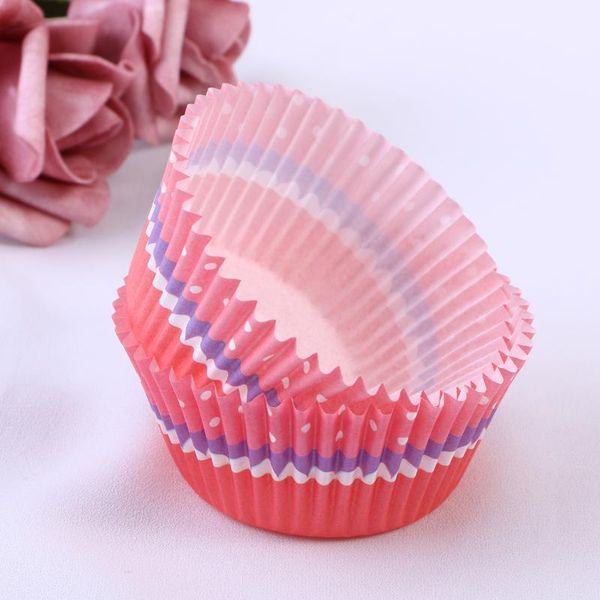

other festive & party supplies 100 pcs paper baking cups cupcake wrappers liners muffin cases cake cup favors (red)