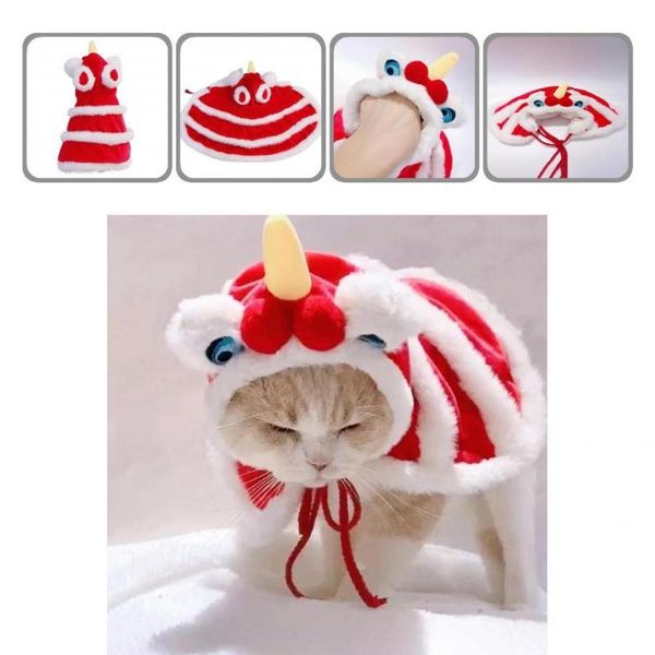 

cat costumes fashion cozy year cloak winter clothes cosplay clothing pet rope tie for autumn