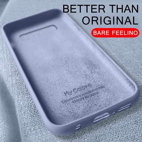 

lx brand soft liquid silicone case for samsung galaxy s8 s9 plus s10 lite s10e original cover for samsung note 8 9 10pro case coque funda