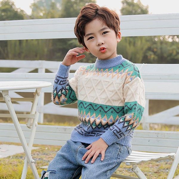 

spring autumn boys sweater jacket coat kidsÂ overcoat outwear teenager children clothes school gift pullover, Blue