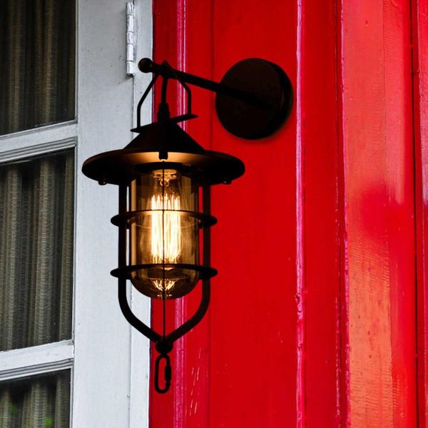 

wall lamp retro creative industrial style nostalgic iron corridor lamps decoration bedside balcony light for office store
