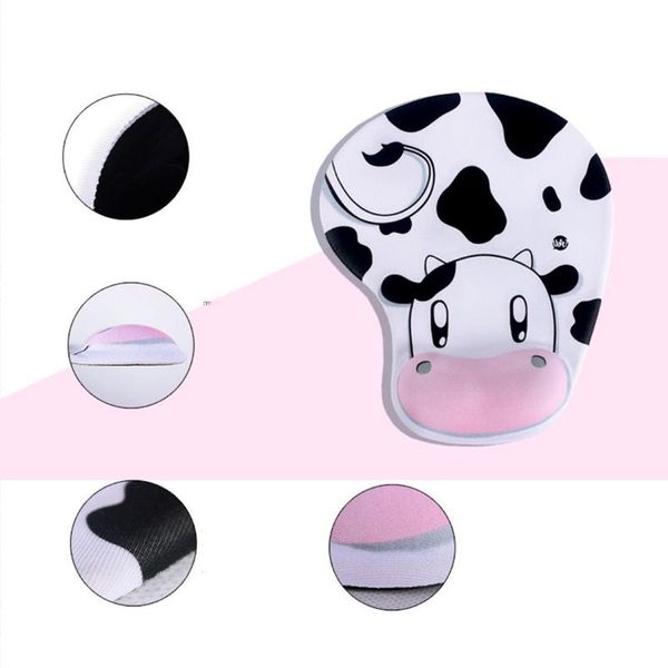 

mouse pads & wrist rests practical and cute animal non-slip memory foam comfortable support pad