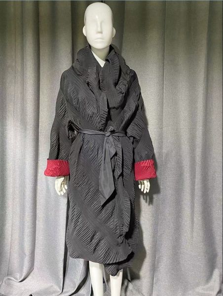 

dresses miyake fold in the long sleeve solid sides clothes stock, White