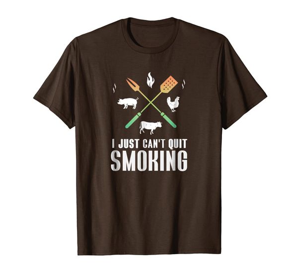 

I Just Cant Quit Smoking BBQ T-Shirt Meat Grilling Pig Gift, Mainly pictures