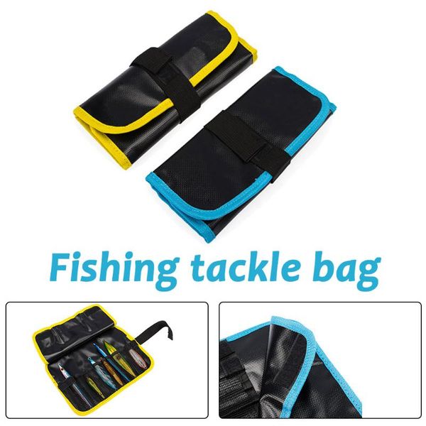 

fishing accessories lure bag waterproof pvc jig 12 slots organizer