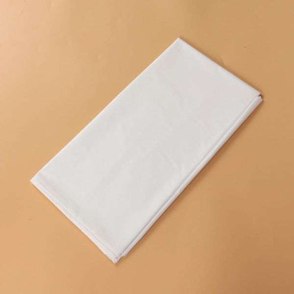 

table cloth eco-friendly tablecloth pure color disposable waterproof plastic protector cover for picnic banquet event party 137x183cm (white