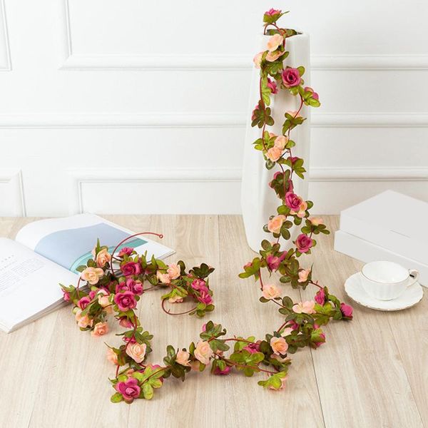 

decorative objects & figurines artificial flower garland for wedding home room decoration spring autumn garden arch decor diy fake flowers v