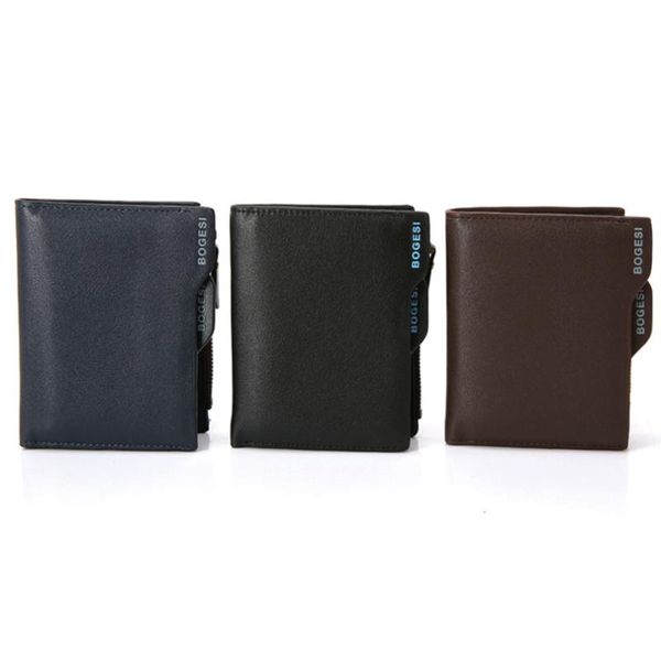 

soft pu leather men's wallet male bi-fold short wallets small casual card holder coin purse po holders leisure, Red;black