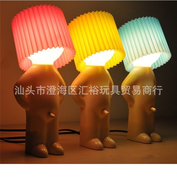 

creative mr. p a little shy bedside night naughty boy desk lamp