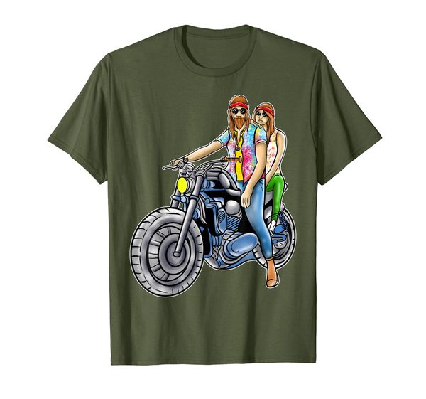 

Badass Hippie Biker Motorcycle Chick Lady Babe Lady Tie Dye T-Shirt, Mainly pictures