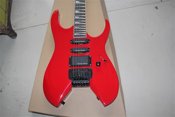 

custom edition blue headless electric guitar maple fingerboard black accessories can be customized