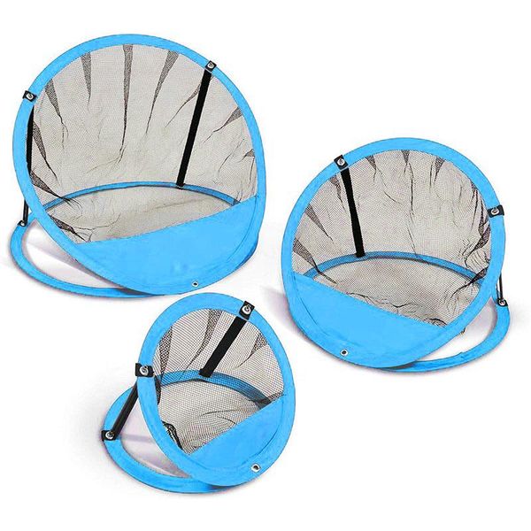 

golf training aids three-in-one practice chipping net goal indoor and outdoor three-piece up
