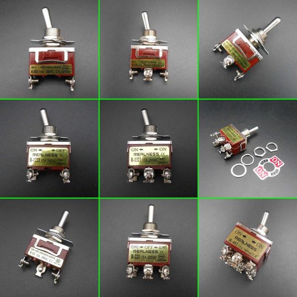 

smart home control realness toggle switch 15a silver contact mounting hole 12mm reset r-1021 r-1121 r-1122 r-1221 r-1321 r-1322 r-123 r-223
