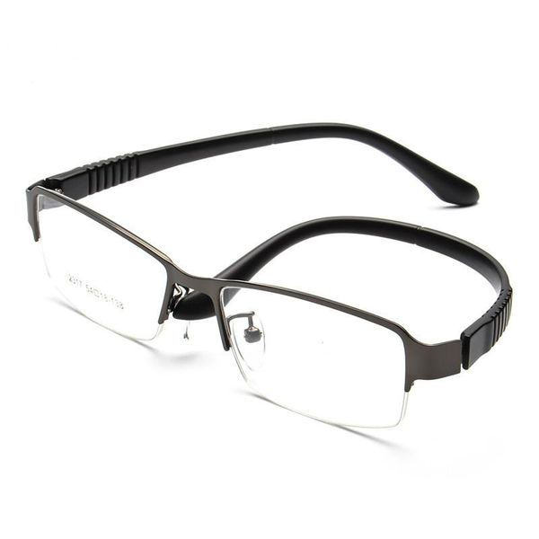 

fashion sunglasses frames steel plate glasses frame business casual metal optical square, Black