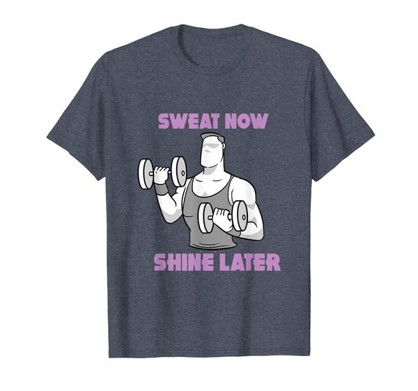 

sweat now shine later gym and workout design for gym-goers, White;black