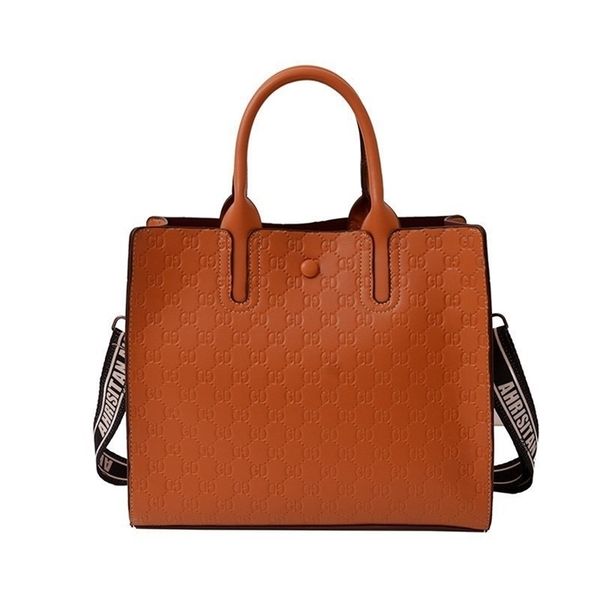 

70% off deals online korean autumn and winter solid color tote bag printed fashion letter wide shoulder strap portable diagonal cross nurser