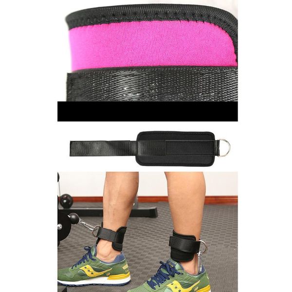 

2pcs sport ankle straps d-ring calfs band for gym workouts machines leg exercises bandas de resistencia 2021 resistance bands
