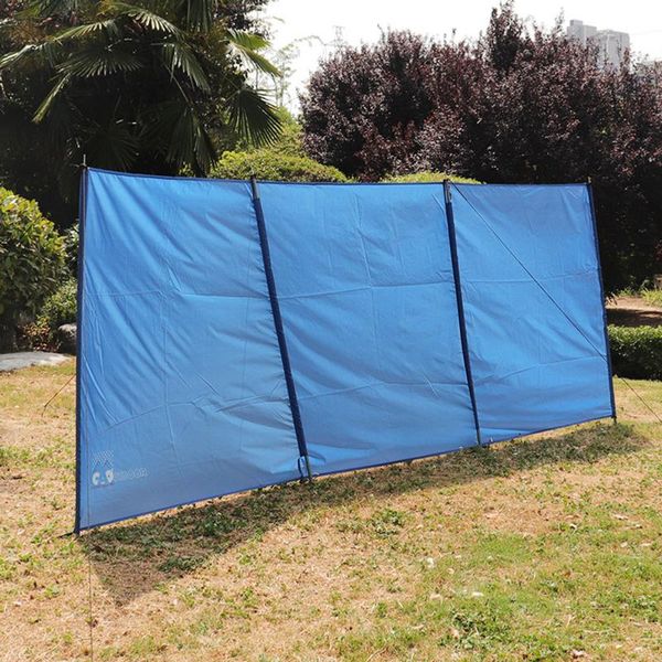 

outdoor camping canopy beach folding ultra-light windshield awning waterproof tarp tent shade windproof screen tents and shelters