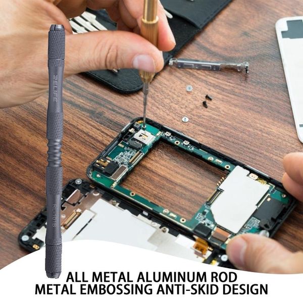 

professional hand tool sets relife rl-101b 8-in-1 mes set voor mobiele telefoon moederbord bga pcb chip ic reparatie degumming spade schrape