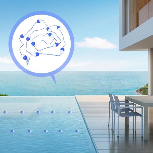 

pool & accessories 1pc swimming buoy lane marker hook design floating line